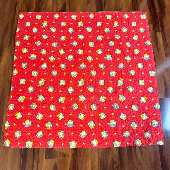 Kids Reversible Play Throw Blanket 40 X 41 - Picture 2 of 2